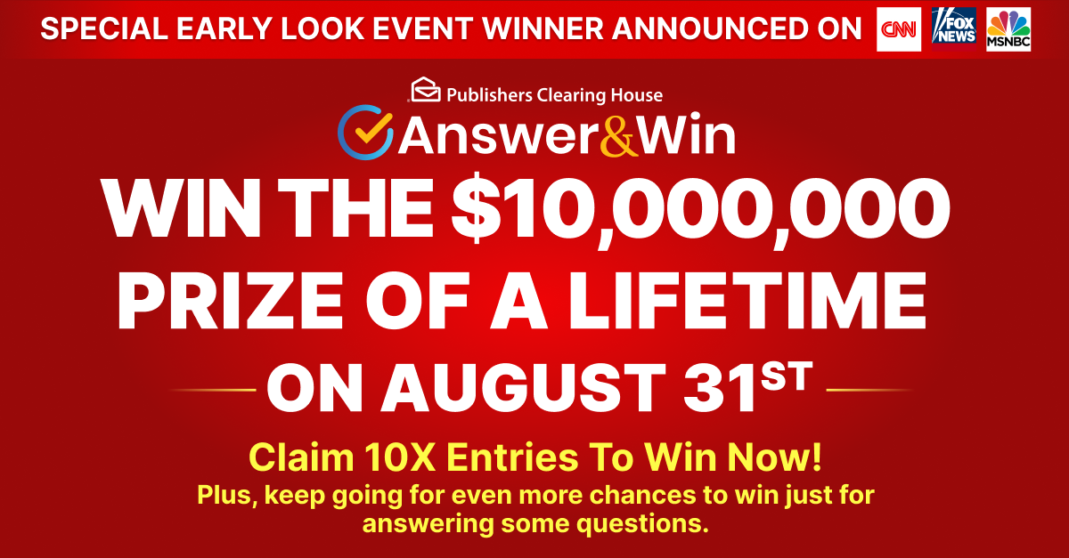 Win 10 000 000 pch sweepstakes